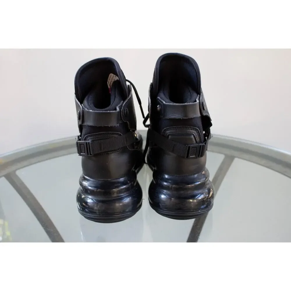 Nike‎ Air Max-720 Saturn Triple Black Boots Shoes Sneakers AO2110-001 Men's 8